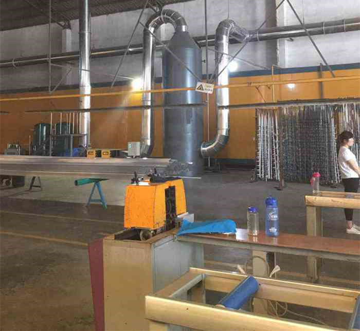 泰昌鋁業噴涂有機廢氣處理工程